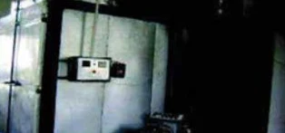 Powder-coating unit