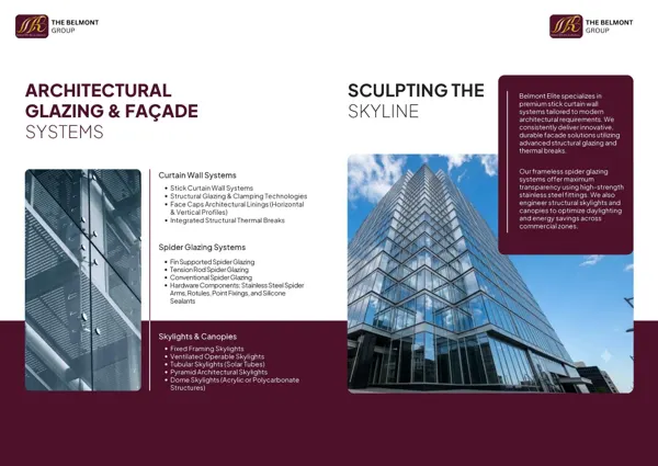 Brochure page 9: Glazing & façade systems
