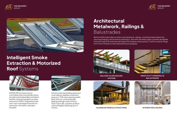 Brochure page 11: Roof systems & architectural metalwork