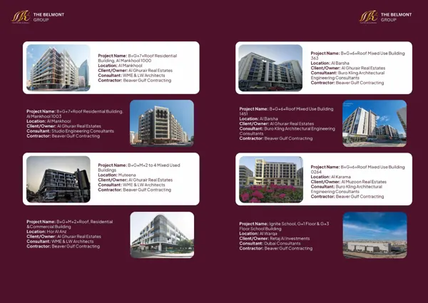 Brochure page 18: Completed projects IV