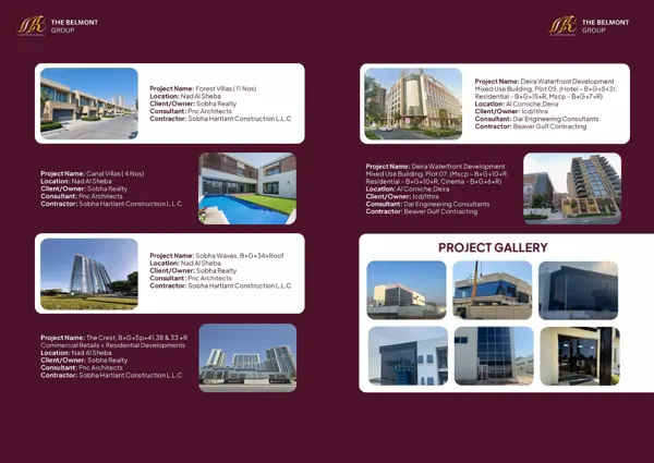 Brochure page 19: Completed projects V